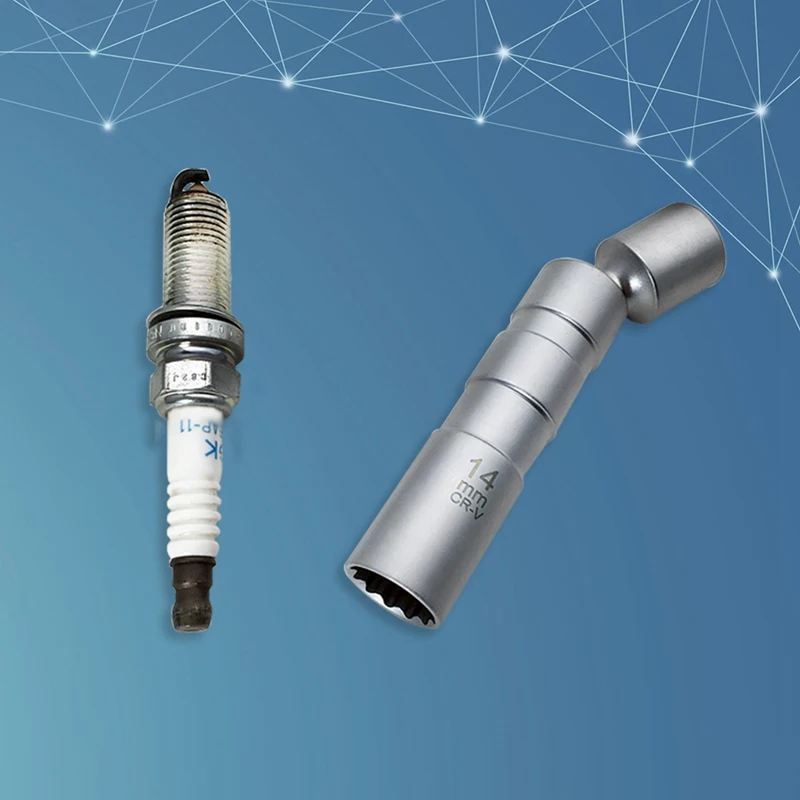 

14mm 3/8 Drive Genuine Laser Tools Spark Plug Wobble Socket For BMW Double Cut