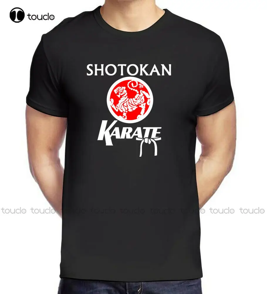 

Shotokan Karate Боевые искусства ММА черная белая модная короткая креативная Футболка с принтом Мужская футболка под заказ футболки