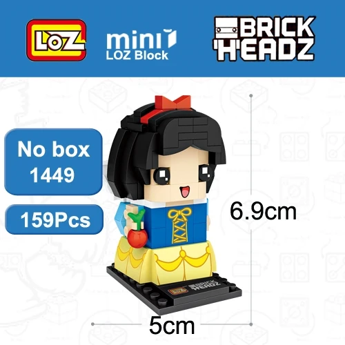 LOZ 1449 no box LOZ клоун мдональд Рональд Humburger Мини Строительные блоки 249 шт кирпичная голова фигурка игрушка подарок для детей в возрасте 6+ официальный авторизованный - Цвет: LOZ 1449 no box