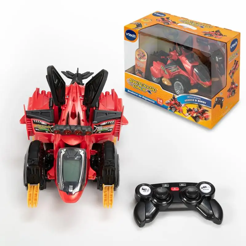 Vtech Switch & Go Dinos Sandstorm The Stegosaurus с пультом дистанционного управления