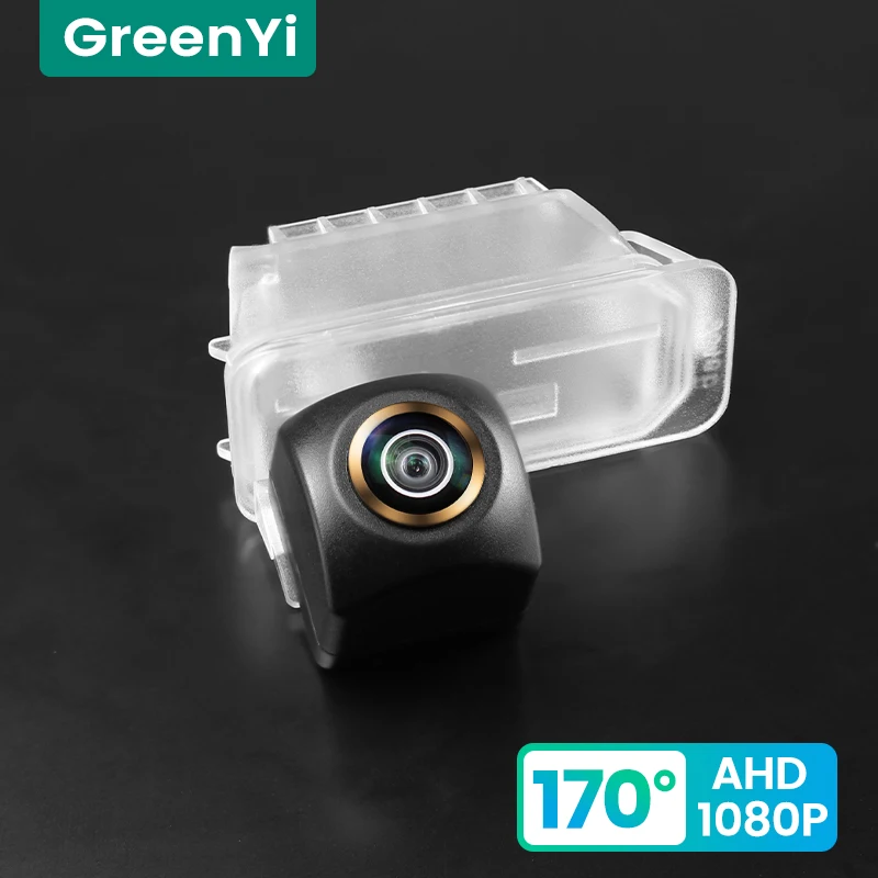 

GreenYi 170 ° HD 1080P Автомобильная камера заднего вида для Ford Fiesta Focus 2 S-MAX Mondeo Kuga Escape Night Vision Reverse Reversing 4 pin автомобильная парковка AHD
