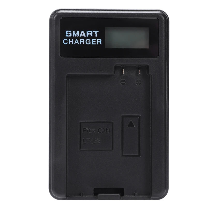 Usb зарядное устройство с ЖК дисплеем для батареи Canon Lp E8 и Rebel T3i T2i T4i T5i Eos 600d 550d 650d 700d