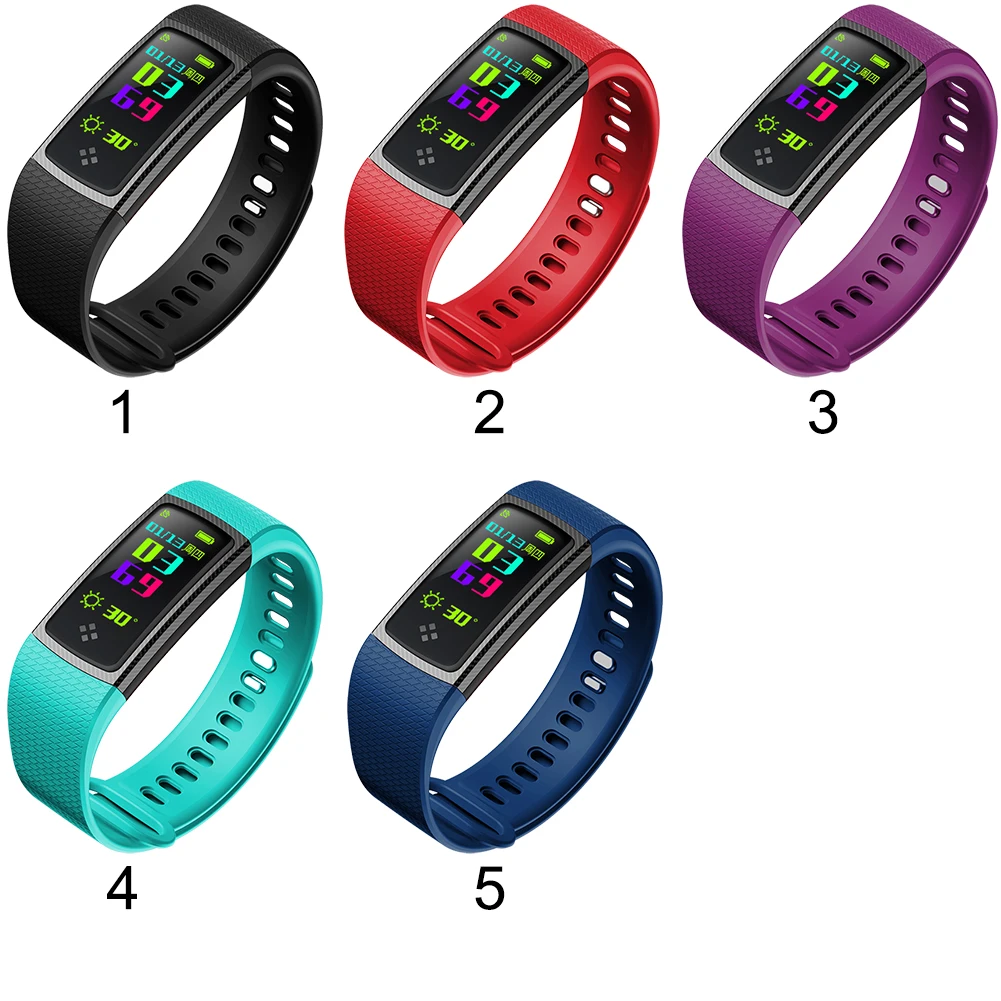 

New S9 Color Blood Pressure Heart Rate Waterproof Fashion Electronic Smart Bracelet