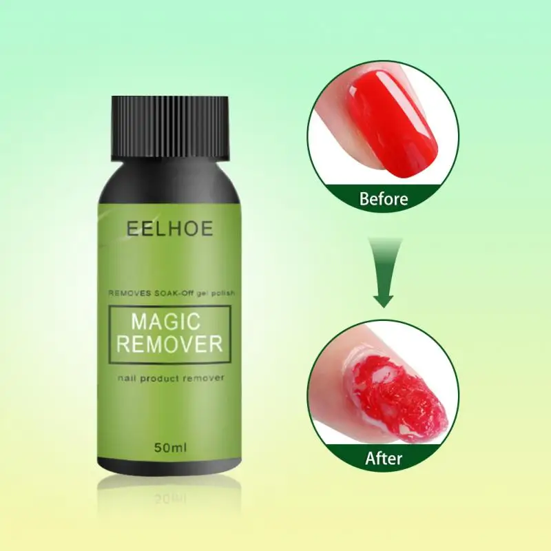 

HOT 20/10ml Nail Remover Semi Permanent Remover Burst Gel Glue Soak Off Varnish Tool Nail Polish Remover Manicure Tool TSLM2