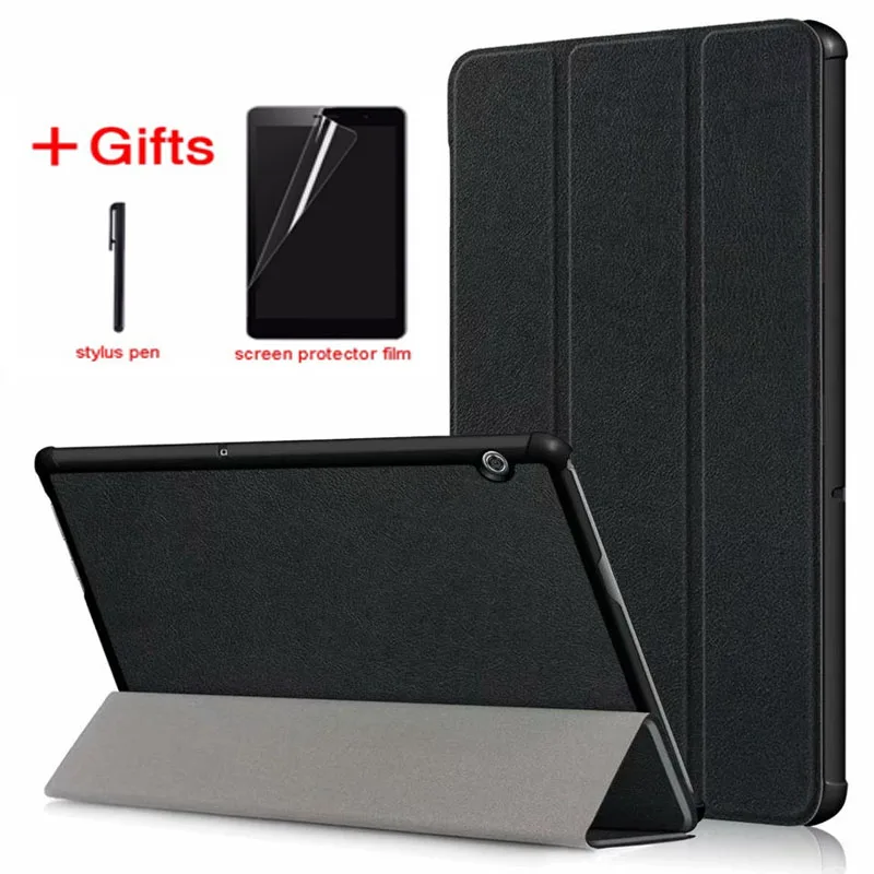Ультратонкий чехол из искусственной кожи для huawei mediapad T5 AGS2-W09/L09/L03/W19 10," Чехол-подставка для планшета huawei mediapad T5 10 чехол
