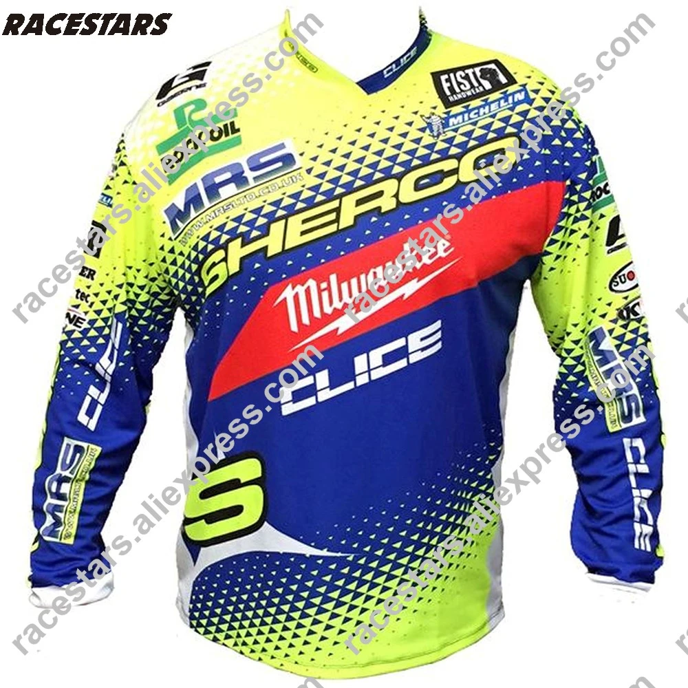 Enduro Jeresy 2020 Мотокросс Гонки MTB MX внедорожные длинные езды на велосипеде Джерси