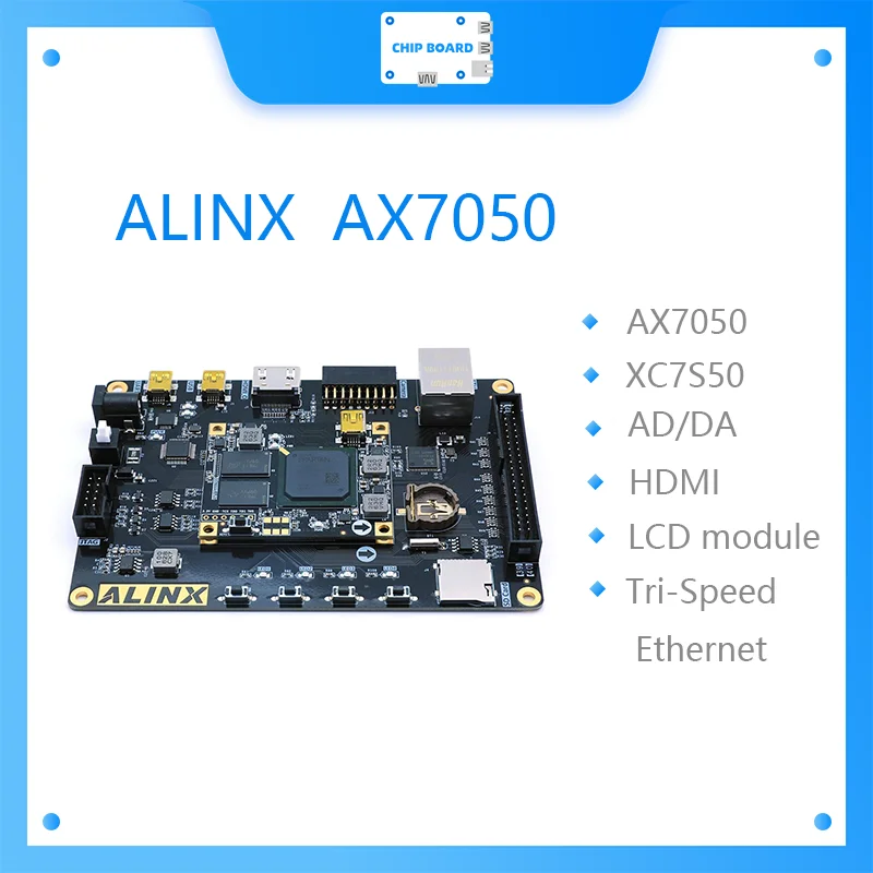 

ALINX AX7050 Brand XILINX Spartan-7 FPGA Development Platform XC7S50FGGA484