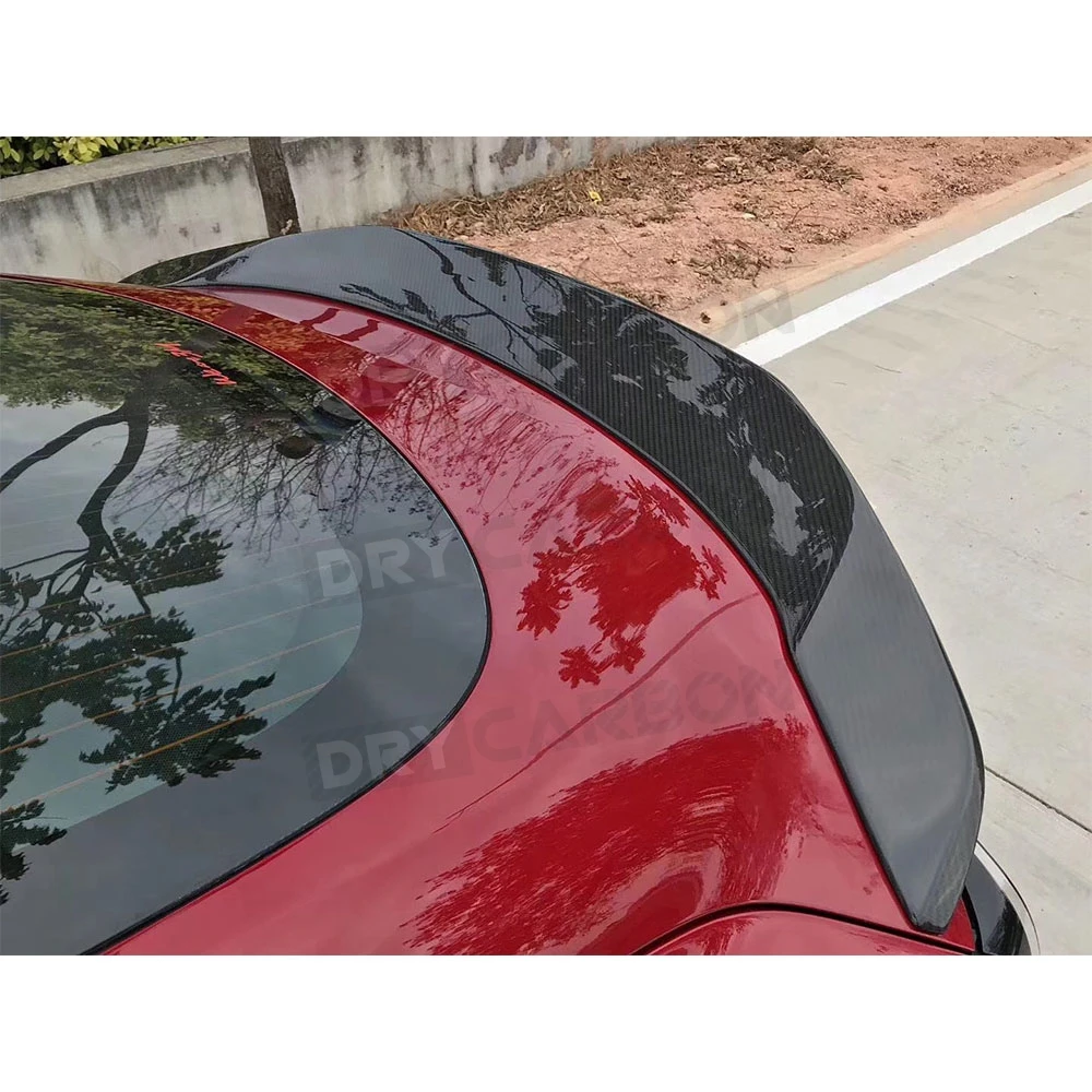 Задний спойлер из углеродного волокна для Tesla модель 3 2017-2020 в стильная накладка