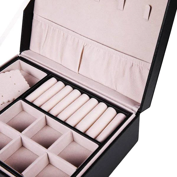 

Jewelry Box Jewelry Large Capacity Storage Box Earrings Necklace Box Leather Ring Box Jewelry Bag