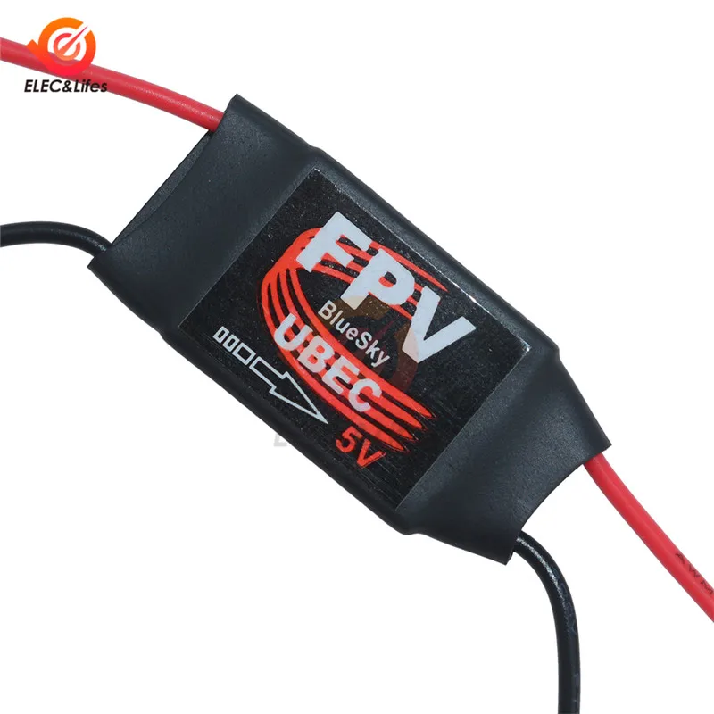 DC-DC преобразователь FPV понижающий модуль 3A 5V Mini BEC для RC плоскость Акция черный