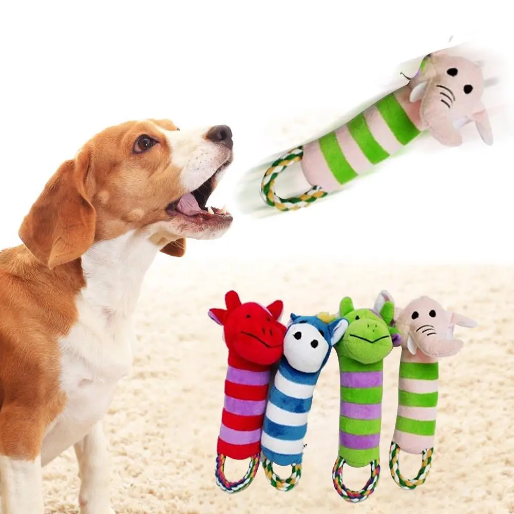 Pet звуковые игрушки плюшевые собаки кошки успокаивающие для жевания Животные