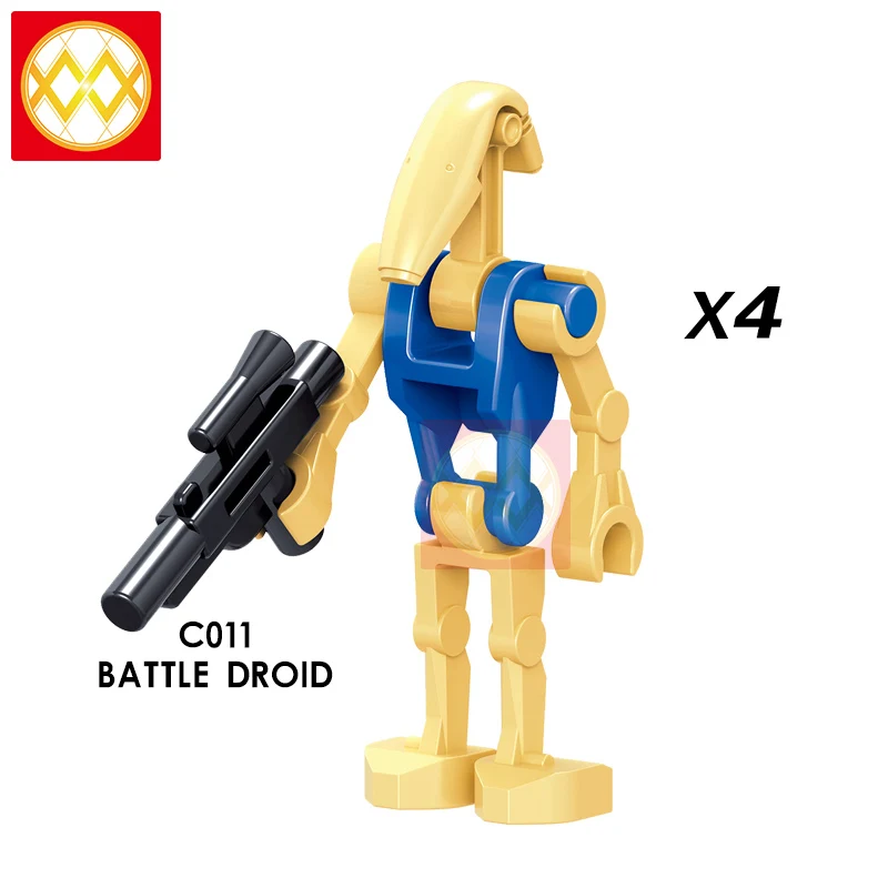 WM411 Scout Troopers Одиночная распродажа Дарт Реван йода красная гвардия Дарт набор Вейдера строительные блоки модели Кирпичи Игрушки - Цвет: Тёмно-синий