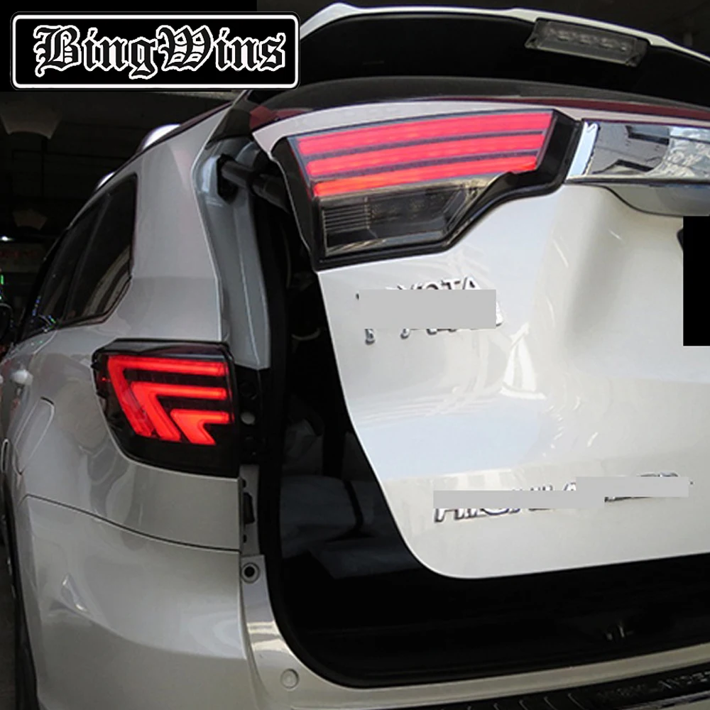 

Car style For 15-18 Toyota Highlander tail light New Highlander refitting Lexus led rear lamp assembly