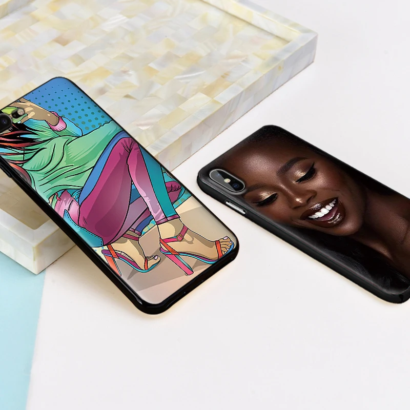 В африканском стиле для Xiaomi mi 9T A3 PRO 8 A2 LITE 9 SE 6X X 2S 3 F1 CC9E CC9 роскошный черный чехол