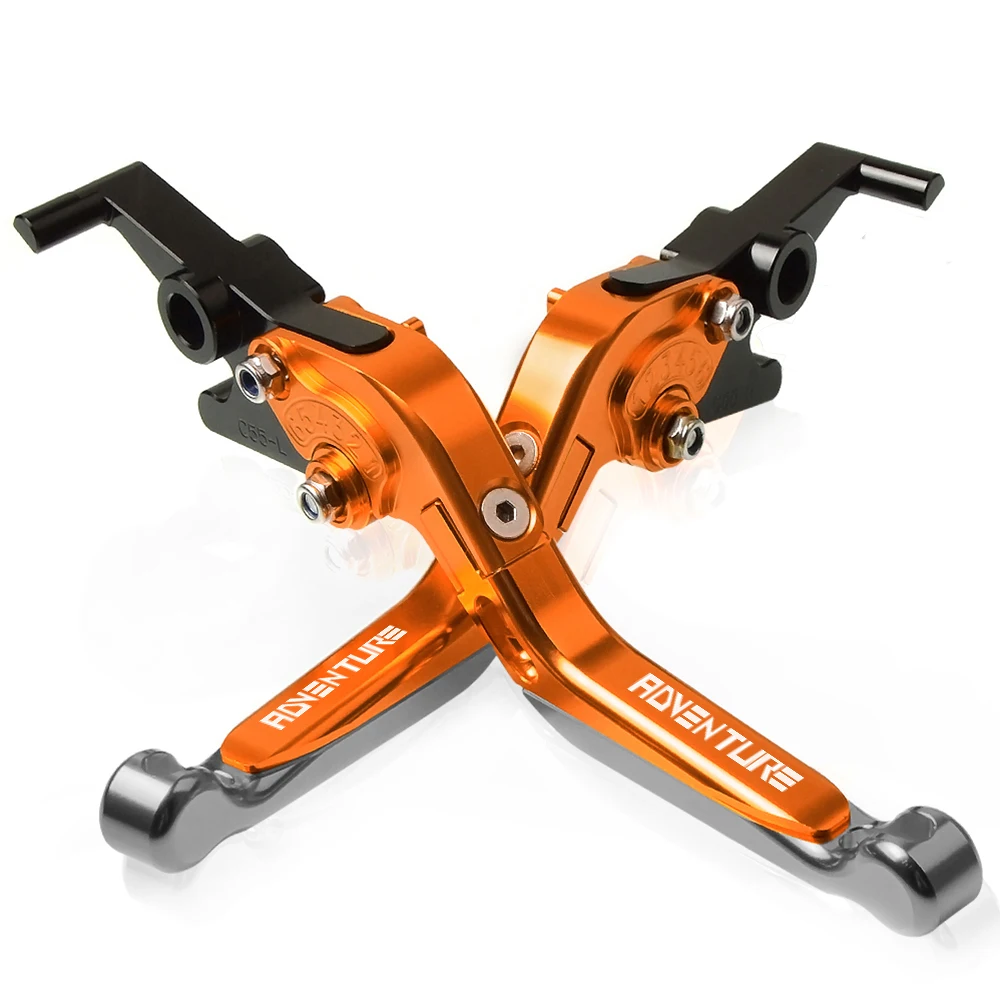 Q with logo Для KTM супер Приключения 1290 супер Adventure1290- мотоцикла с ЧПУ Регулируемые сцепные рычаги ручка - Цвет: Q with logo