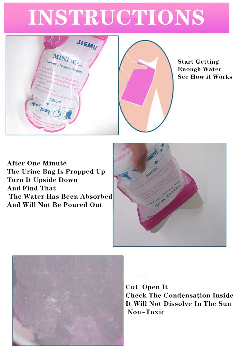 1 шт. одноразовый портативный аварийный автомобильный мешок для мочи рвоты