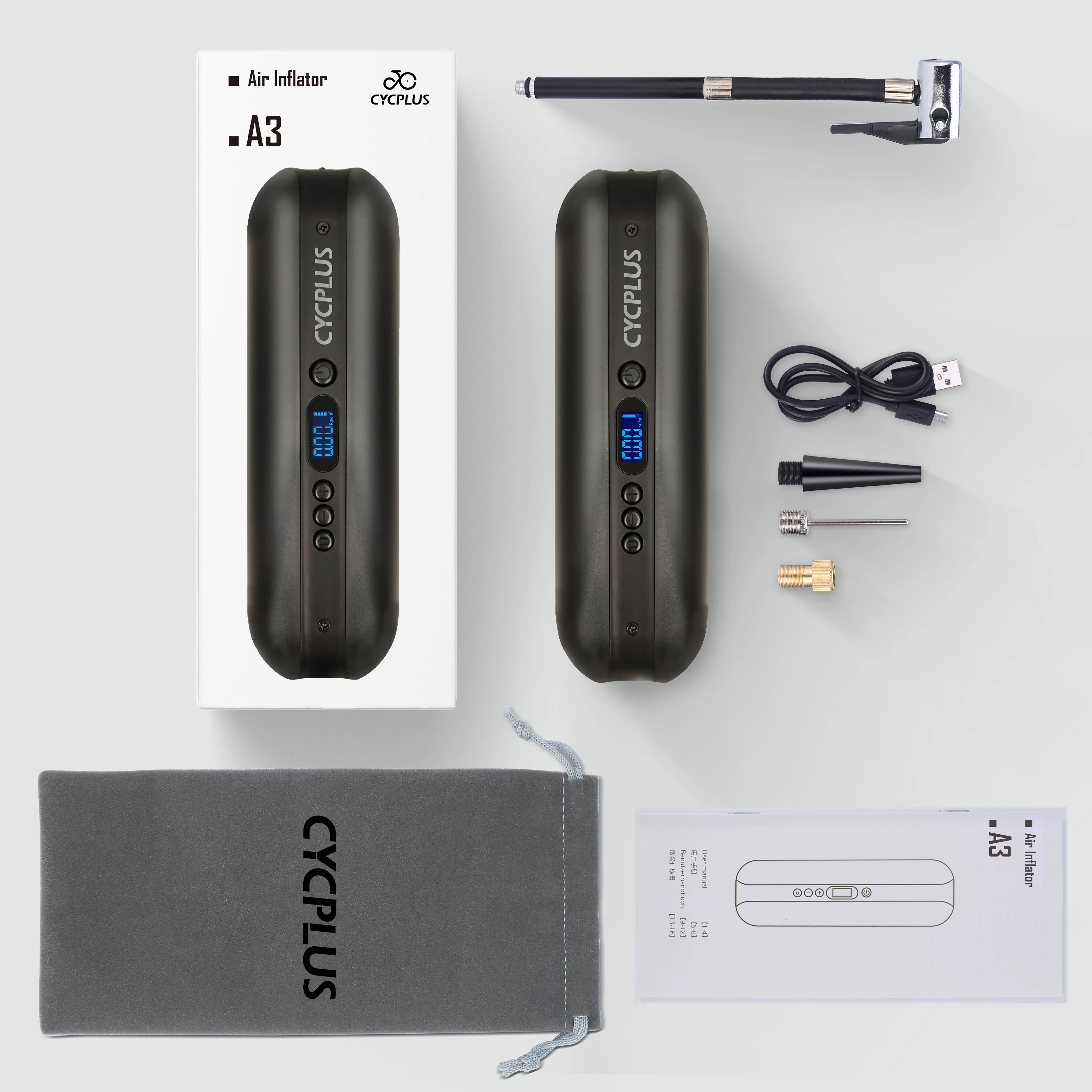 

Electric Air Pump High Pressure Cycling Accessories Smart Inflator Mini Bicycle Pump For Mtb Bike Foot Ball Car Tyre