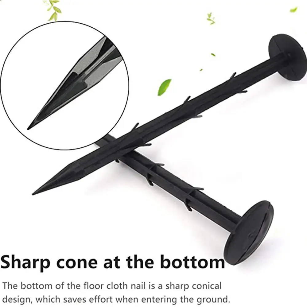 50 шт. колышки для палатки пластиковые нескладывающегося навеса кемпинга винты