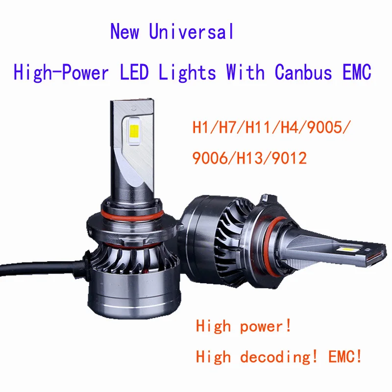 

2Pcs H4 H7 H11 LED Headlight Bulb Beam Kit With Canbus 50W High Power LED Car Light Headlamp 6000K Auto Headlight Bulbs 5000LM