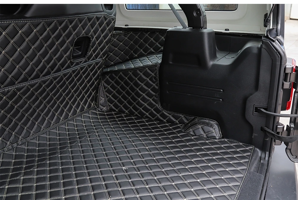 MOPAI коврики для Jeep Wrangler JL+ кожа грузового лайнера автомобиля задний багажник ноги коврики для Jeep JL Wrangler аксессуары