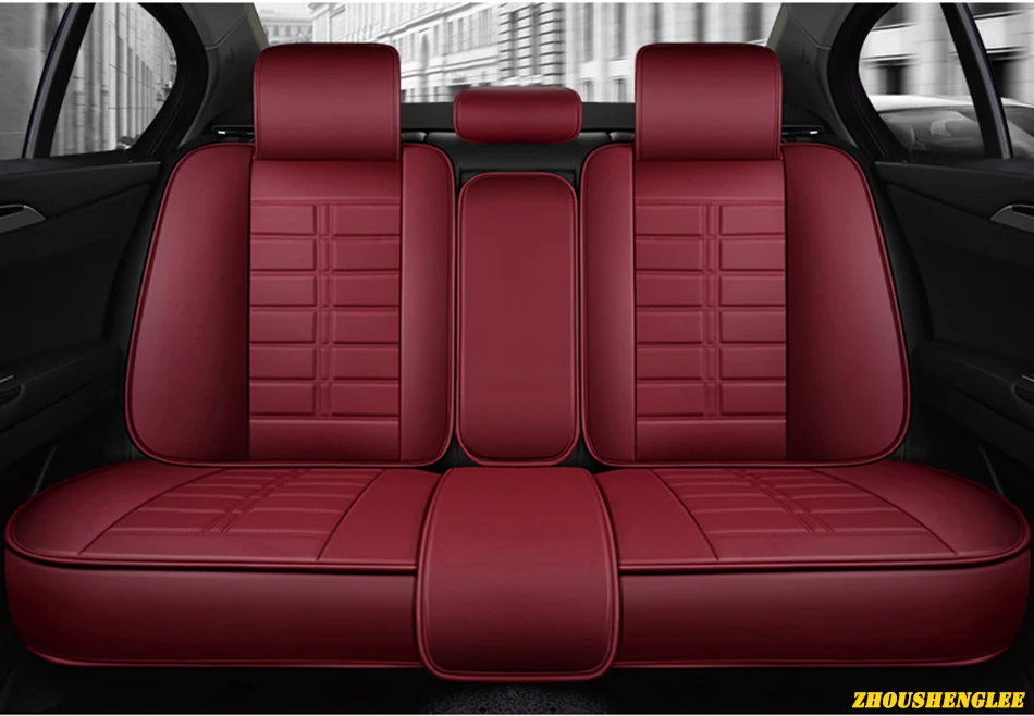 Авто из искусственной кожи для автомобильных сидений для ssangyong korando zotye t600 peugeot 508 sw 607 507 407 408 mercedes w245 подушки сиденья автомобиля