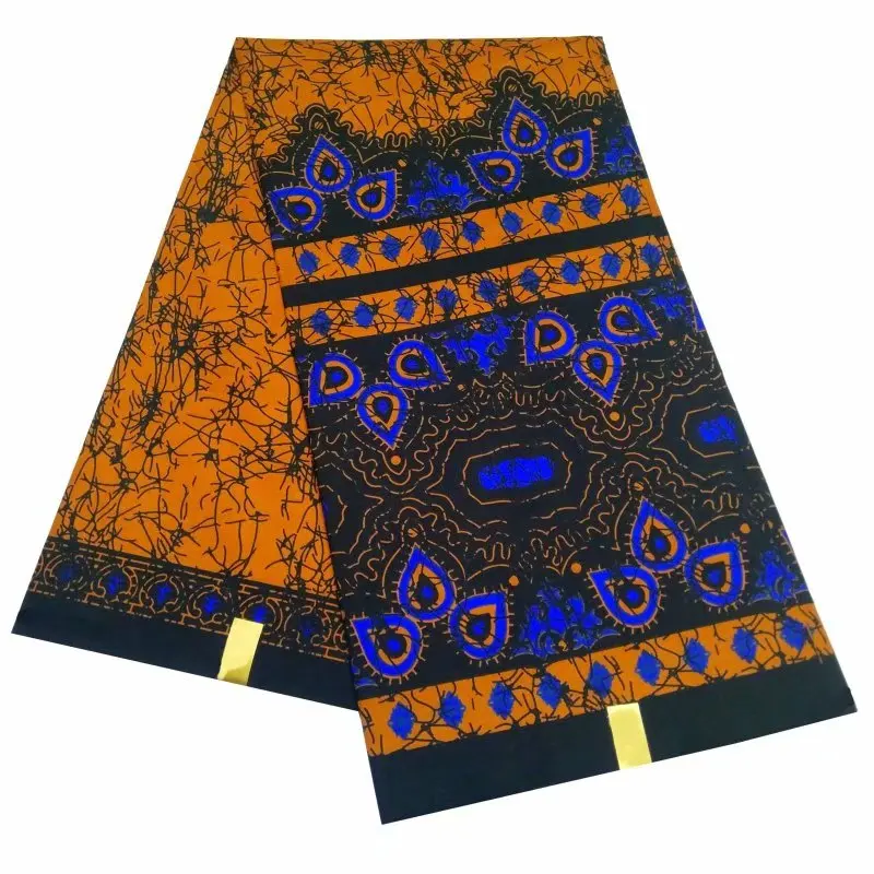 HS301119D15 Не хлопковая ткань Африканская Анкара ткань текстиль KENTE африканская восковая ткань полиэстер ткань - Цвет: HS301119D15