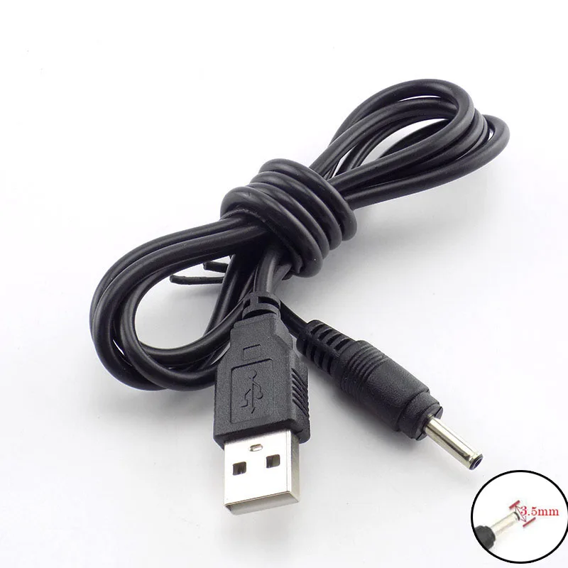 3 5 мм Mirco зарядка через USB кабель постоянного тока Питание адаптер Зарядное
