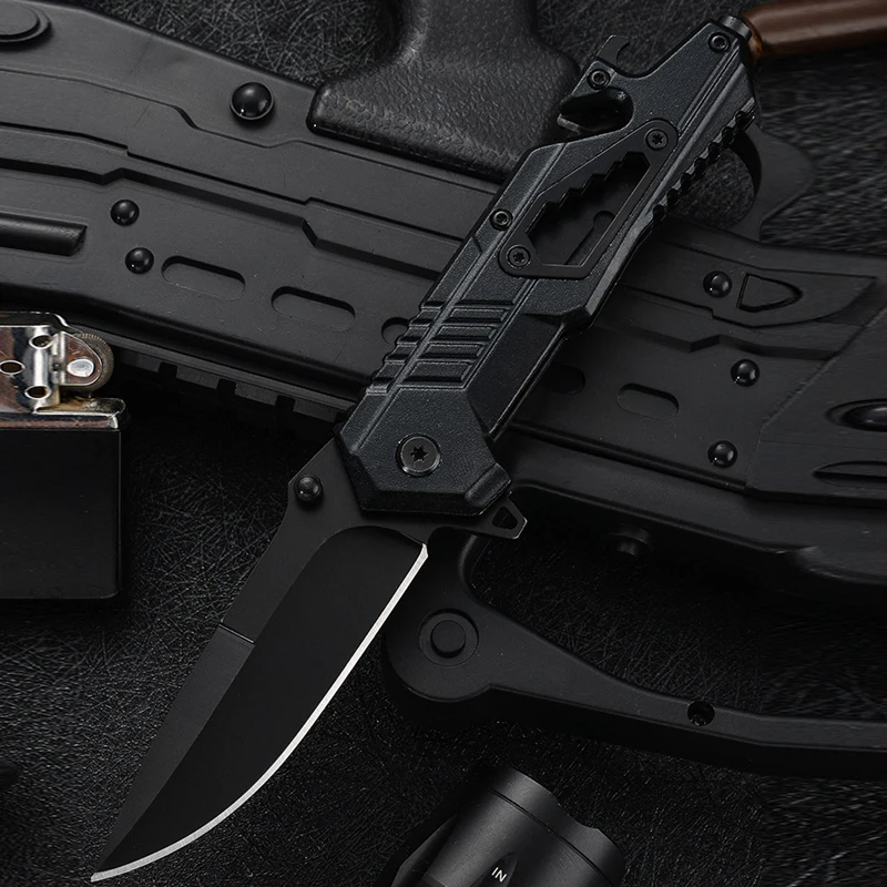

Складной нож 7,8 дюйма 58HRC, резак для труб, тактический походный складной нож, боевой карманный нож для выживания, инструмент для повседневног...