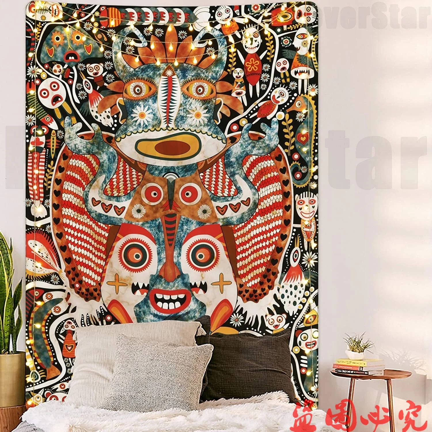 

NEW Monster Tapestry Trippy Tapestry Hippie Tapestry Psychedelic Boho Tapestry Wall Hanging for Room 2021