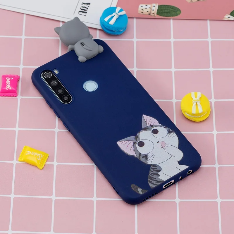 Чехол с объемными игрушками Хаски из мультфильма для Xiaomi Redmi 8 8A Note Pro игрушечные