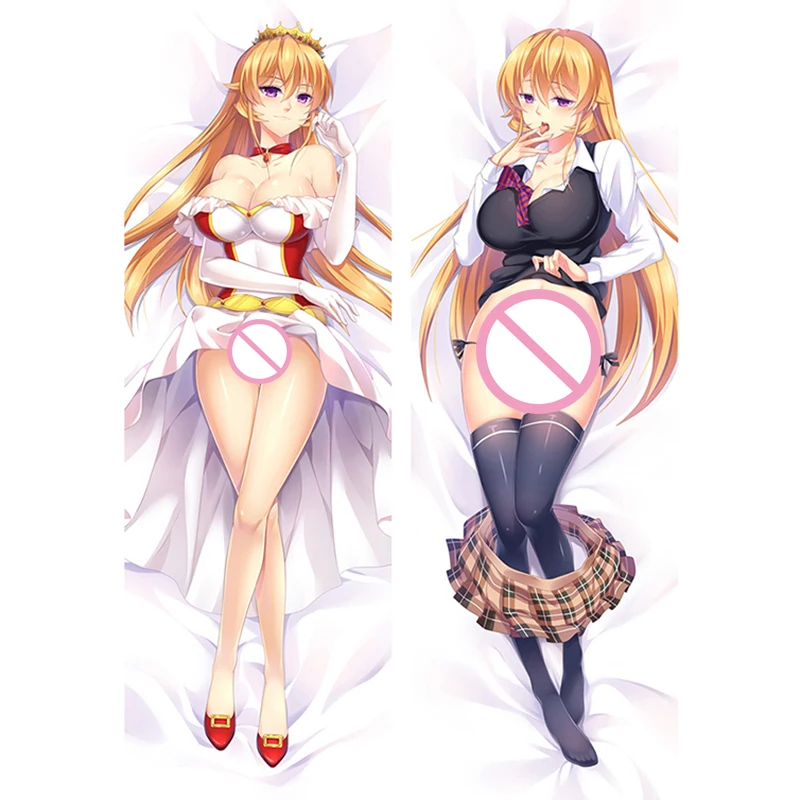 Двухсторонние наволочки с принтом из мультфильма аниме Shokugeki No Soma обнимающее