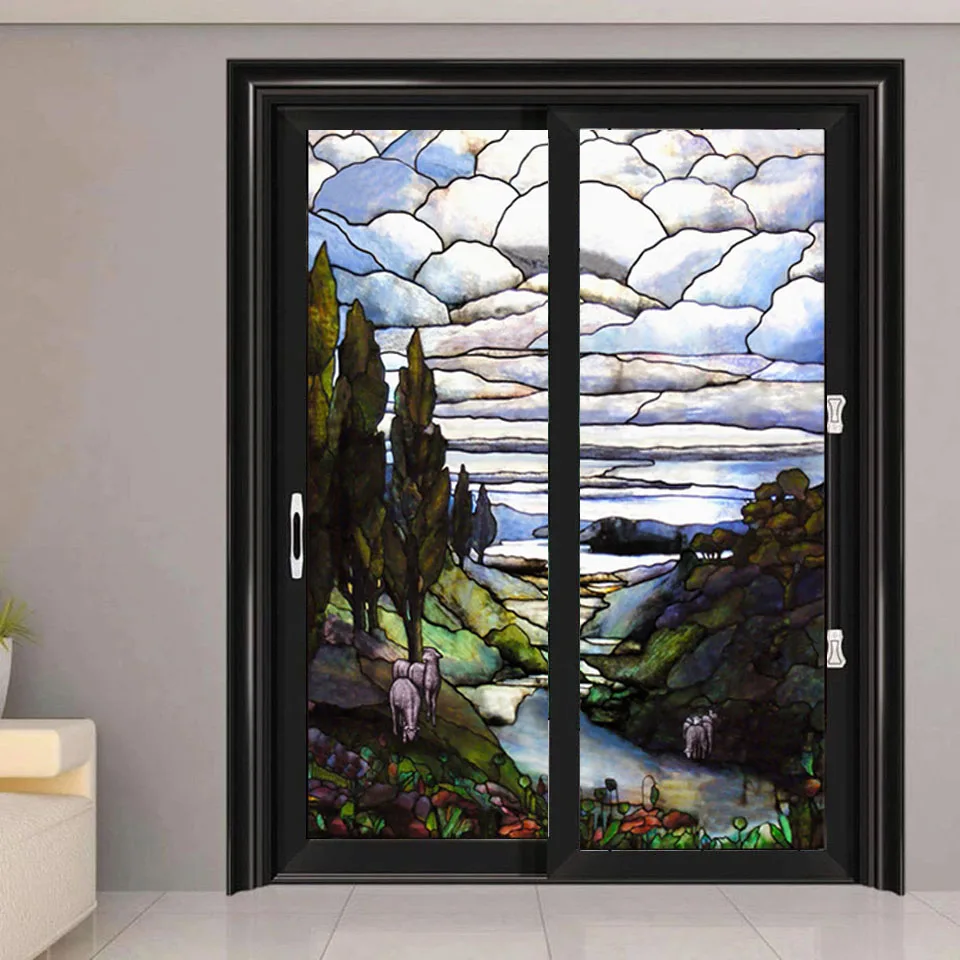 Пленка для окрашивания ландшафта стеклянная пленка непрозрачная наклейка