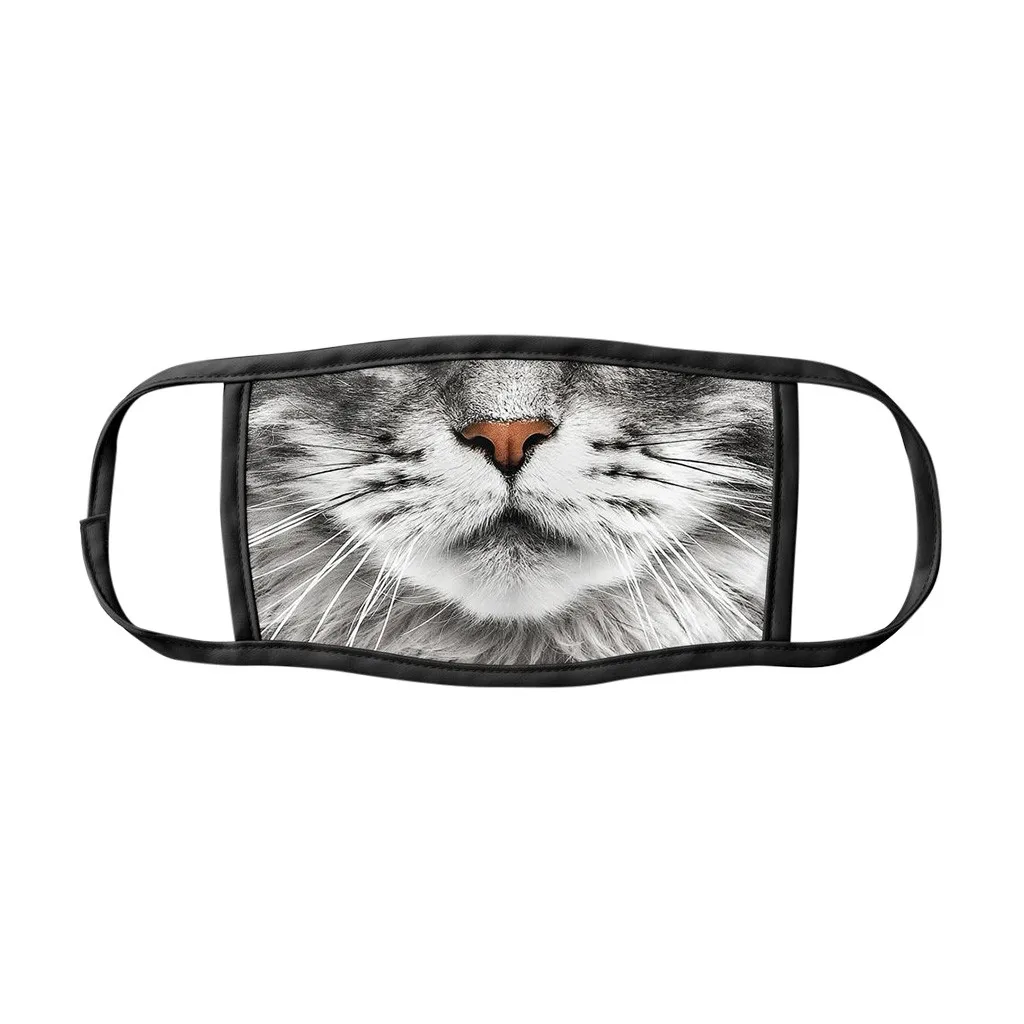 

Unisex Universal Cat and dog pet printed mouth masks Outdoor Non-Woven Dust Mask Pm2.5 mascarilla masque