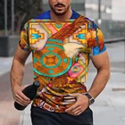 Футболка мужская с графическим принтом, повседневная тенниска с 3D-принтом готического ужаса, уличная одежда в готическом стиле