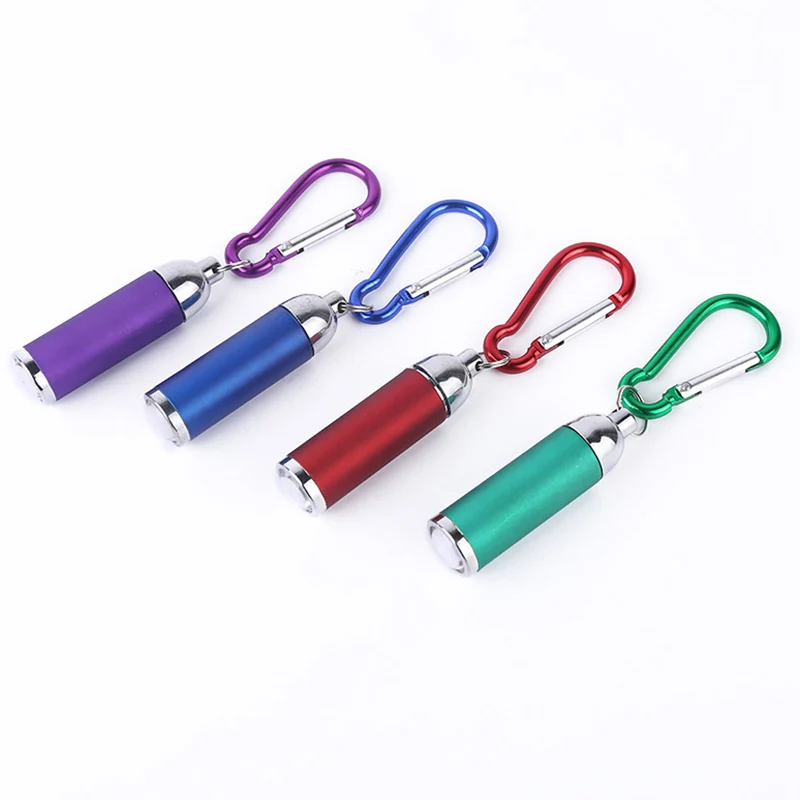 

Светодиодный мини-фонарик с карабином, компактный портативный аварийный фонарь для кемпинга и улицы, 5 х1, 5 см