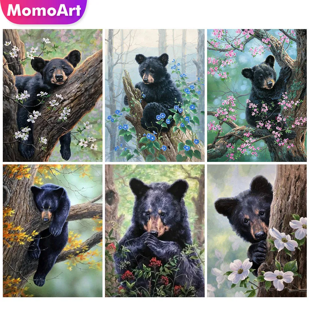 

MomoArt Алмазная вышивка нести картина стразы Алмазная мозаика цветок животное подарок ручной работы декор для дома