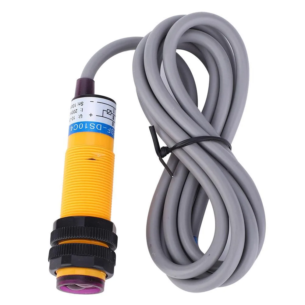 

Switch Photoelectric Tools Sensor 1.1m Cable 10cm 200mA 3-Wire Automatic