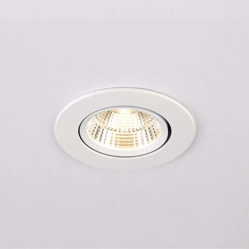 Dimmable светодиодный COB Точечный светильник потолочный 3 Вт 5 7 12 15 Алюминиевый