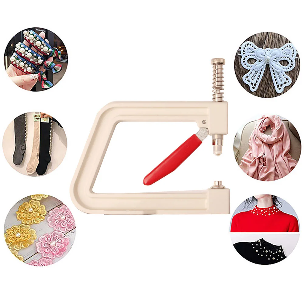 1 комплект белый жемчуг бусы ручной Пресс аппарат настройки шоковой инструменты