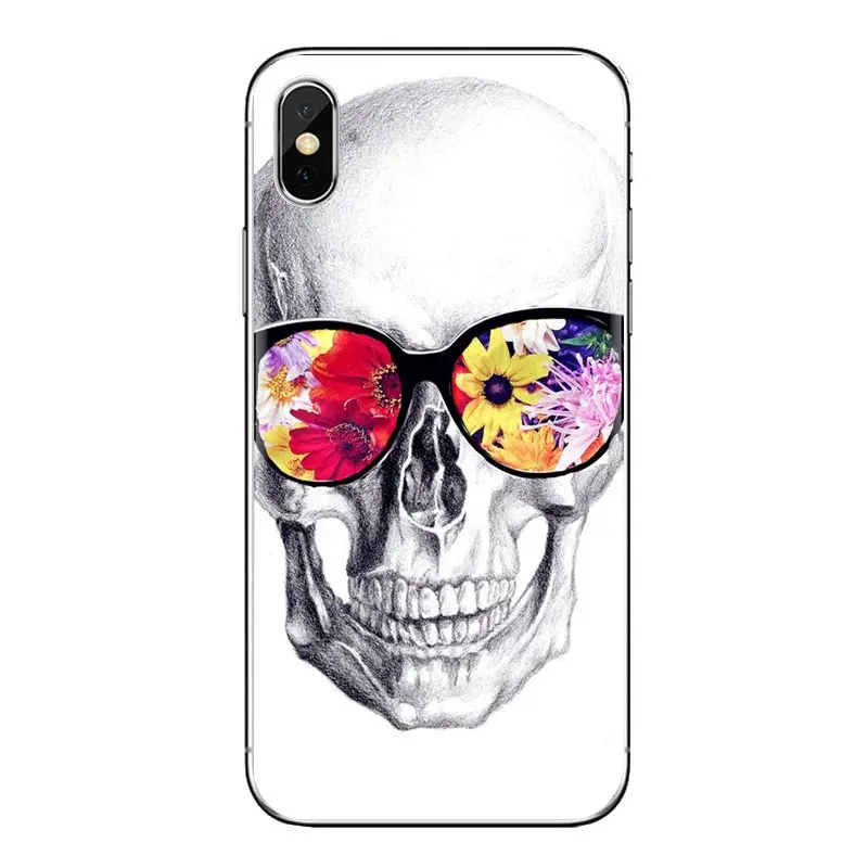 Soft Shell Covers For Samsung Galaxy J1 J2 J3 J4 J5 J6 J7 J8 Plus 2018 Prime 2015 2016 2017 abstract artwork Glasses skull water |