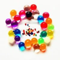 100pcslot pearl shape soft crystal soil water beads mud grow magic jelly balls wedding home ornament plant cultivate decoration