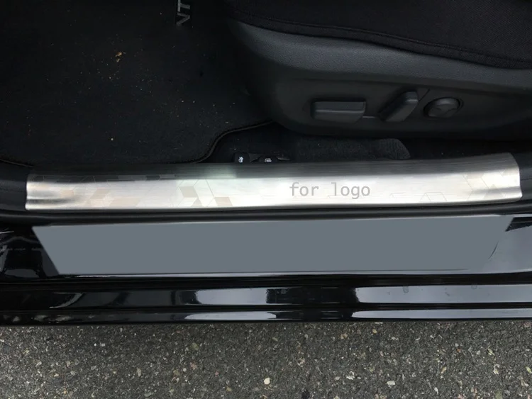 4 шт./компл. накладки на пороги двери из нержавеющей стали наклейка для стайлинга