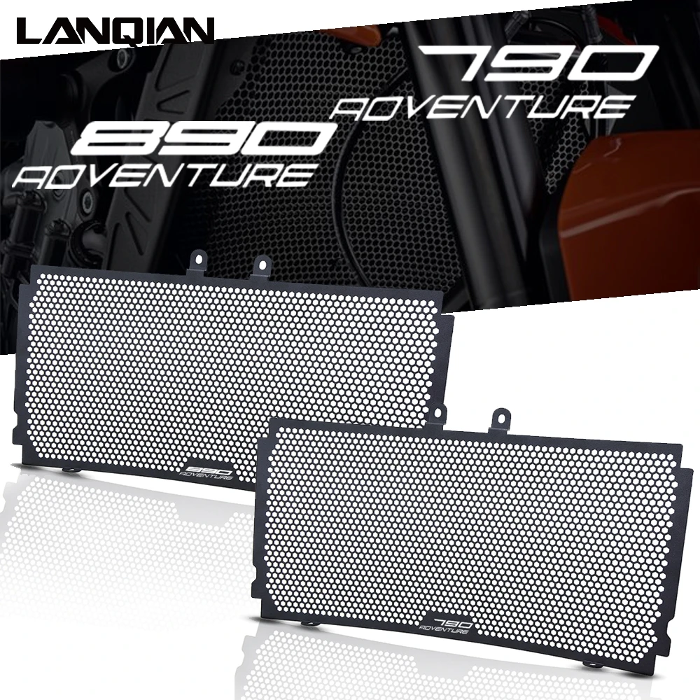 

Motorcycle Aluminum Radiator Grille Guard Cover For 790 Adventure 790 ADV R S 890 Adventure 890 ADV R 2019 2020 2021 Accessories