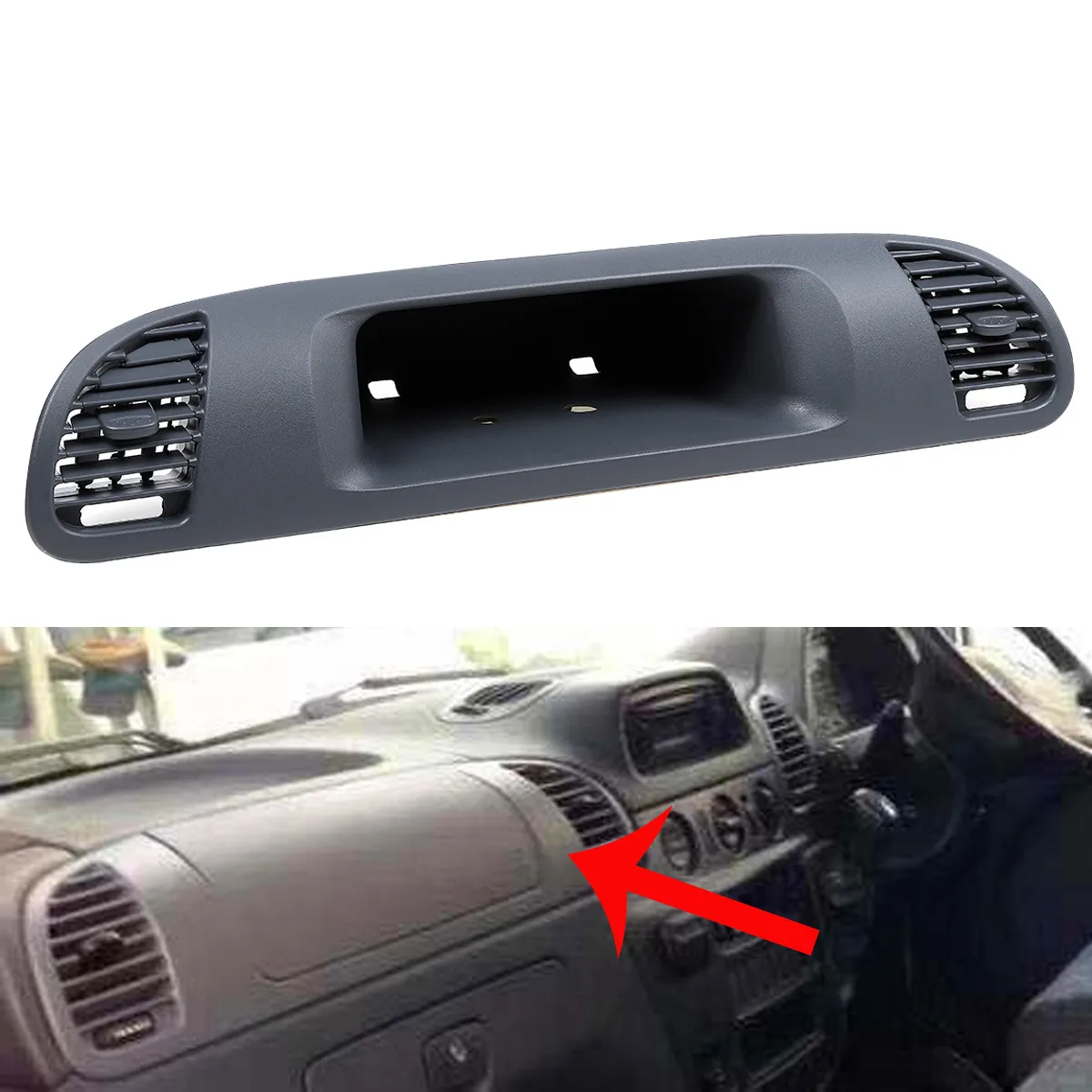 Рамка приборной панели крышка для Mercedes Benz Sprinter CDI 1999-2006 полка пассажирского