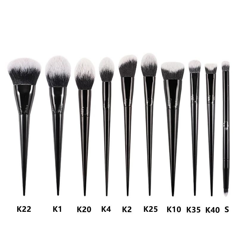 10 шт. кисти для макияжа набор кистей с деревянной основой консилер эффектом румян