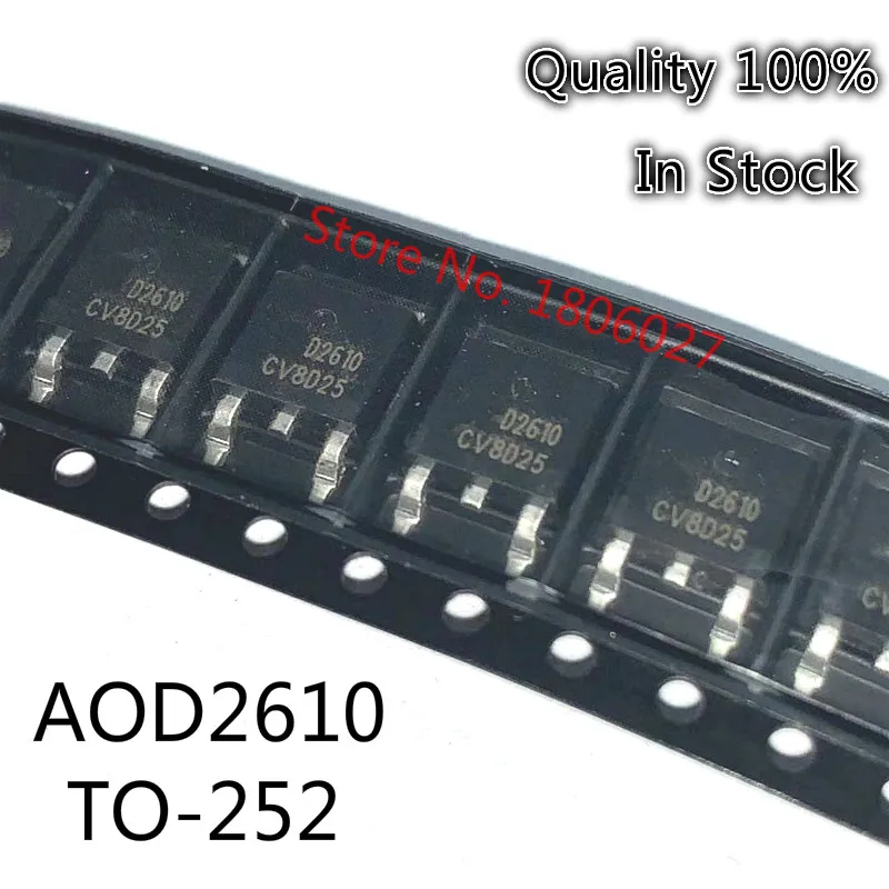 Отправить бесплатно 50 шт AOD538 / AOD4136 AOD492 AOD5N40 AOD2610 TO 252 MOS трубка полевой эффект