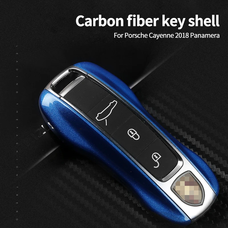 

For Porsche Cayenne 2018 Panamera New Cayenne Modified Car With Key Shell Buckle Stylish Modification Protection Accessories