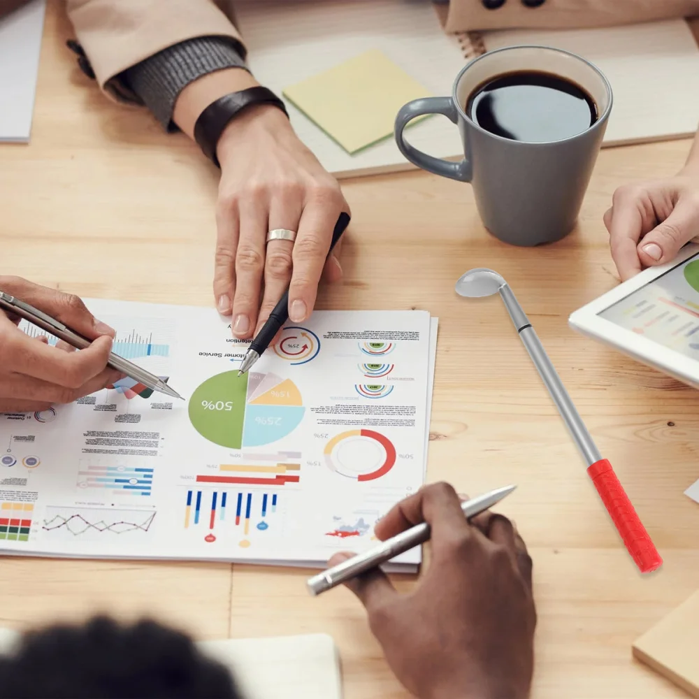 

4 Pcs Wooden Club Pen Mini Club Pen Metal Club Pen