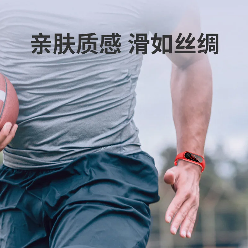

Fashion Mens Digital Watch Running Hand Ring Bracelet LED Sports Electronic Watch Silicone Strap Unisex Wrist Watch