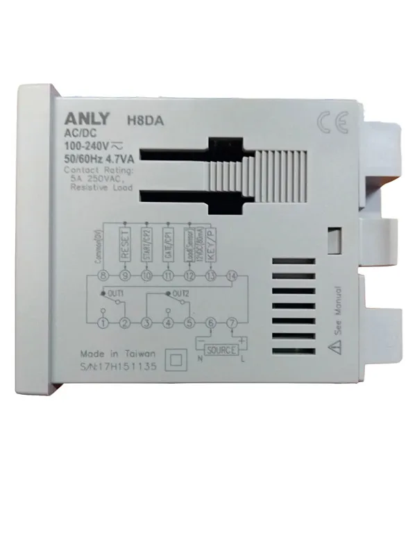 ANLY H8DA Multifunction Digital Counter / Timer Time Relay |